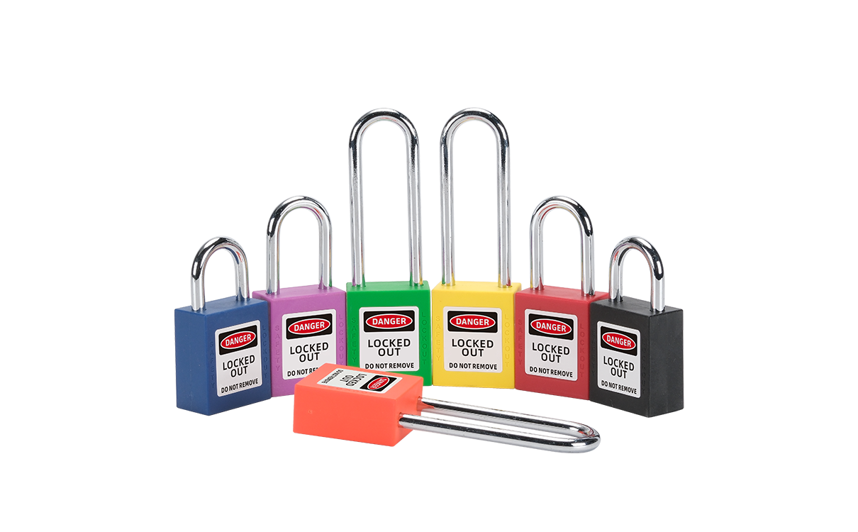 Steel padlock